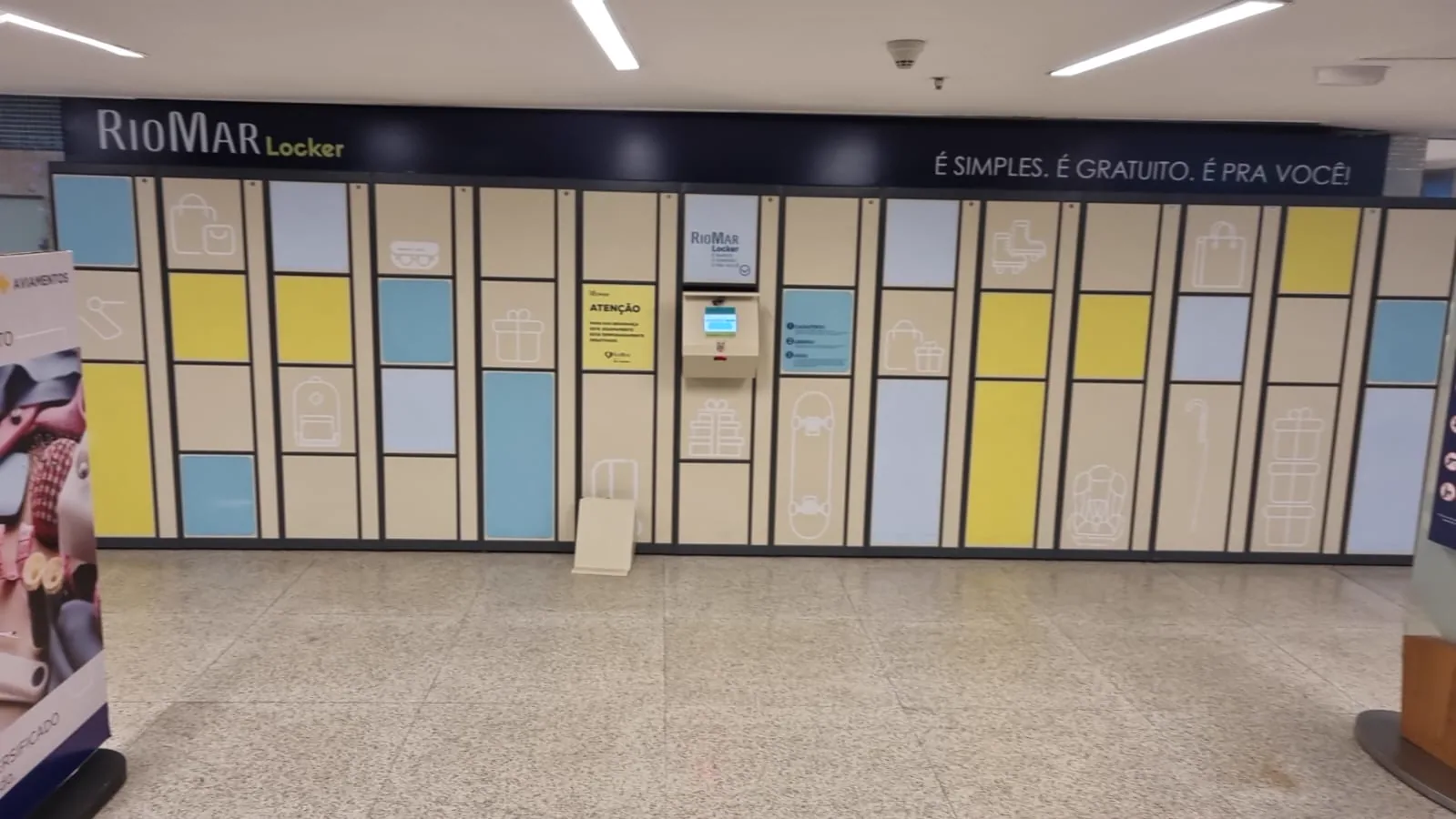 Smart Locker Oppitz instalado no Shopping RioMar